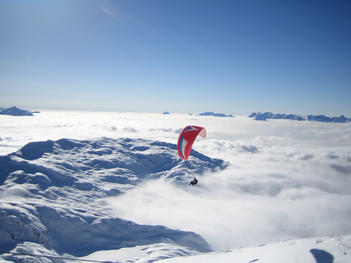 Alternative Activities Ski Holiday - Paragliding