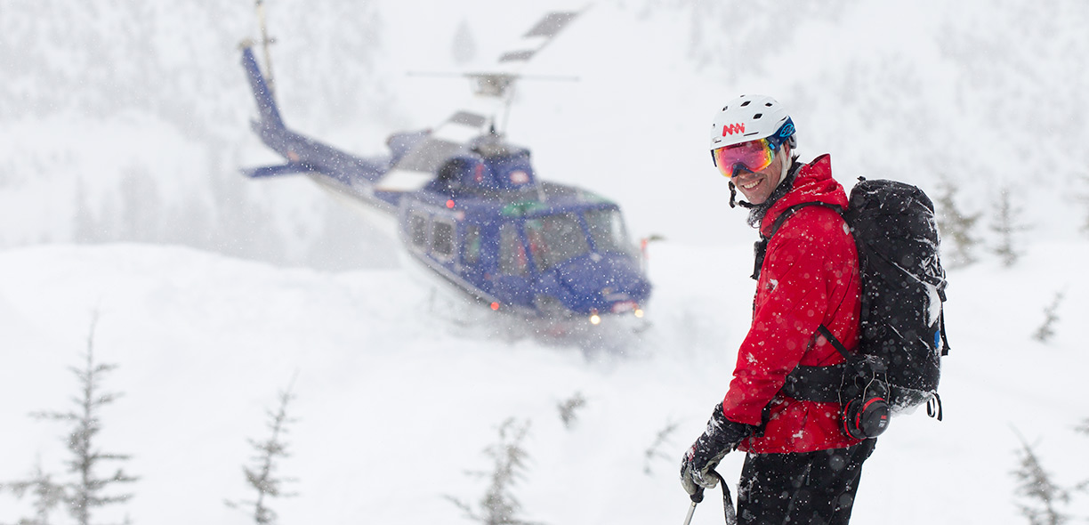 Adventures heli skier